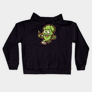 the mustache Kids Hoodie